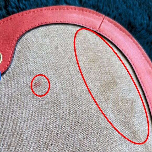 REAL LEATHER! Coral Woven Welden Crossbody Bag - Picture 6 of 6